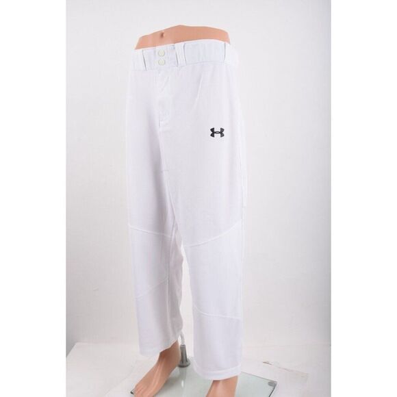 Under Armour Mens Baseball Pants loose Size XL White Athletic - Picture 3 of 7